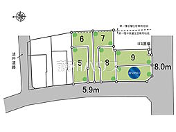 練馬区西大泉5丁目 全10区画 建築条件付売地 6号地