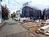 外観：接道状況および現場風景　【国立市富士見台4丁目】