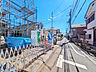 外観：接道状況および現場風景　お探しの物件に出会うためには、早めのご確認をオススメします。未完成の今のうちにぜひお問合せをお待ちしております。　【立川市栄町5丁目】