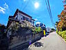 外観：接道状況および現場風景（上物有）　【調布市深大寺北町6丁目】