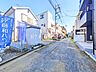 外観：接道状況および現場風景　【和光市白子2丁目】