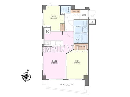 間取図 【マートルコート杉並方南町】