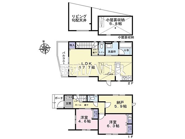 間取りを拡大表示