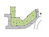区画図：【2号地】全体区画図　【八王子市楢原町】