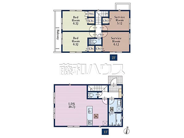 間取りを拡大表示