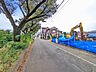 外観：接道状況および現場風景　【小金井市桜町1丁目】