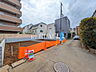 外観：接道状況および現場風景　【国分寺市本町4丁目】