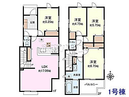 新座市畑中1丁目　全5棟　新築分譲住宅 1号棟