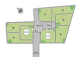 東村山市久米川町2丁目　全8区画　建築条件付売地 H号地