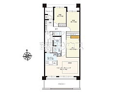 マイキャッスル椚田 3LDKの間取図画像