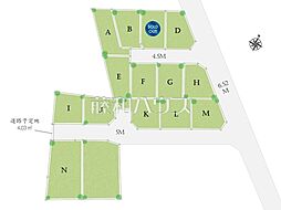 府中市南町6丁目 全14区画 宅地分譲 E号地の土地画像