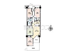 コスモステージひばりヶ丘アミュージア 3SLDKの間取図画像