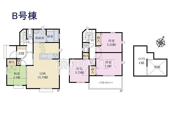 間取りを拡大表示