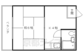 新谷ハイツ 2-D ｜ 京都府京都市山科区竹鼻扇町（賃貸アパート1K・2階・20.20㎡） その2