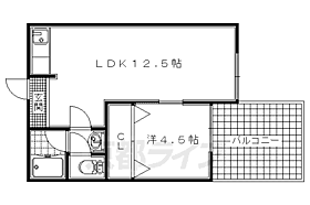 京都府八幡市男山吉井（賃貸アパート1LDK・1階・36.45㎡） その1