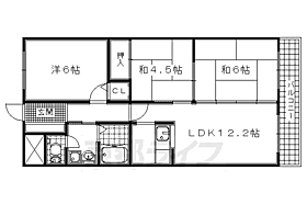 京都府宇治市五ケ庄戸ノ内（賃貸マンション3LDK・1階・64.80㎡） その2