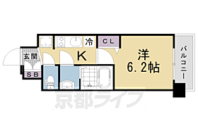 京都府京都市南区東九条西河辺町（賃貸マンション1K・7階・22.04㎡） その2