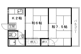 京都府城陽市久世里ノ西（賃貸アパート2K・2階・40.30㎡） その2