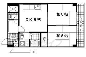 京都府宇治市小倉町老ノ木（賃貸マンション2LDK・3階・42.76㎡） その2