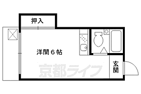 京都府京都市南区東九条烏丸町（賃貸アパート1R・1階・16.00㎡） その2