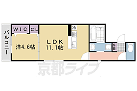 Ｄ－ＲＯＯＭ深草小久保町Ａ 202 ｜ 京都府京都市伏見区深草小久保町（賃貸アパート1LDK・2階・41.99㎡） その2