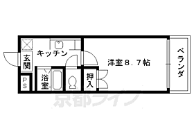 クローバー36 304 ｜ 京都府京都市伏見区向島津田町（賃貸マンション1K・3階・26.84㎡） その2