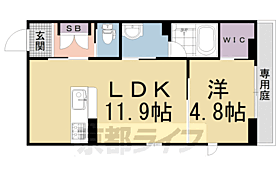 シャーメゾン丹波橋ＩＮ桃山 102 ｜ 京都府京都市伏見区桃山筒井伊賀西町（賃貸アパート1LDK・1階・40.77㎡） その2