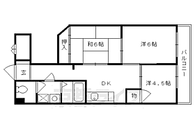 第一エバグレ－ス音羽 104 ｜ 京都府京都市山科区音羽役出町（賃貸マンション3LDK・1階・54.00㎡） その2