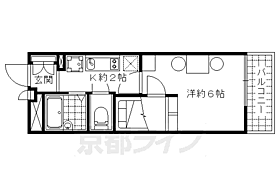 レオパレスファーデン西金ケ崎 207 ｜ 京都府京都市山科区勧修寺西金ケ崎（賃貸マンション1K・2階・19.87㎡） その2