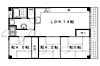 山科南団地G棟11階6.8万円