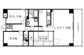 京都府久世郡久御山町大橋辺（賃貸マンション3LDK・2階・84.41㎡） その2