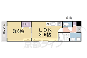 ＣＵＯＲＥｙｏｄｏ 301 ｜ 京都府京都市伏見区淀新町（賃貸マンション1LDK・2階・32.75㎡） その2