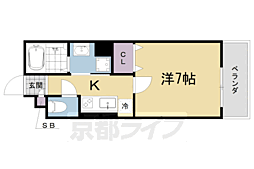 ＡＳＵＫＡII 3階1Kの間取り