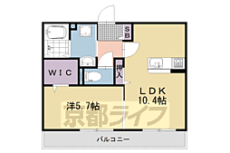 ジラソーレ 3階1LDKの間取り
