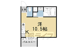 mahia・SUN-YOU ワンルームの間取図画像