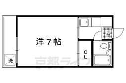 フレーズ2 1Kの間取図画像