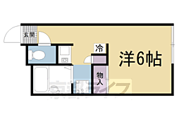 レオパレスグリーン 1Kの間取図画像