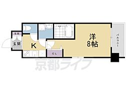 アーバンフラッツ五条堀川 4階/401