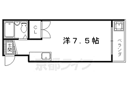 シャトー・フロントナック 1Kの間取図画像