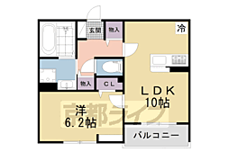 エスポワール 1LDKの間取図画像