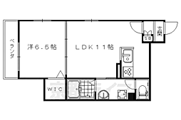 シアンヴィブラン 1LDKの間取図画像