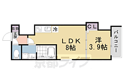 Fasesia Orcus 1LDKの間取図画像