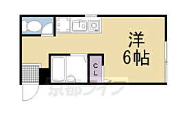 ウエストロードハイツ坂本 1Kの間取図画像