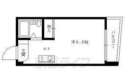 メゾンコーヨー ワンルームの間取図画像