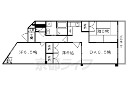 ビラ・クレール 3LDKの間取図画像