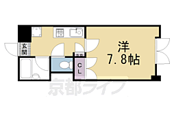 D'sLYRA 1Kの間取図画像