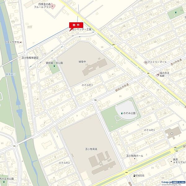 地図を拡大表示