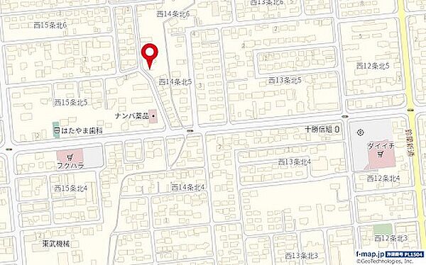 地図を拡大表示