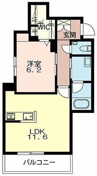 URBANITA甲子園 203｜兵庫県西宮市甲子園六石町(賃貸マンション1LDK・2階・46.57㎡)の写真 その2