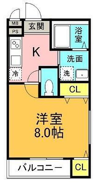 フジパレス西宮鳴尾VI番館 101｜兵庫県西宮市鳴尾町2丁目(賃貸アパート1K・1階・27.80㎡)の写真 その2